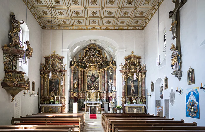 Innenraum Mariä Himmelfahrt Kipfenberg