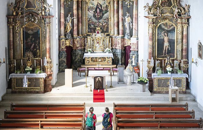 Altarraum Kirche Mariä Himmelfahrt Kipfenberg