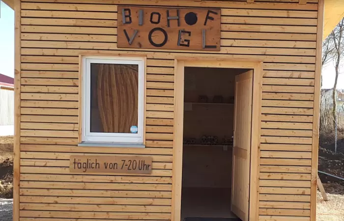 Biohof Vogl_Verkaufshütte