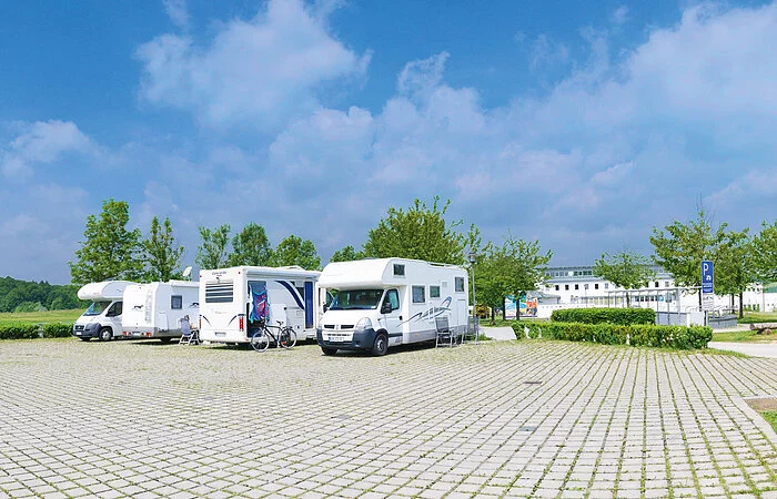 Wohnmobilstellplatz an der Kaisertherme