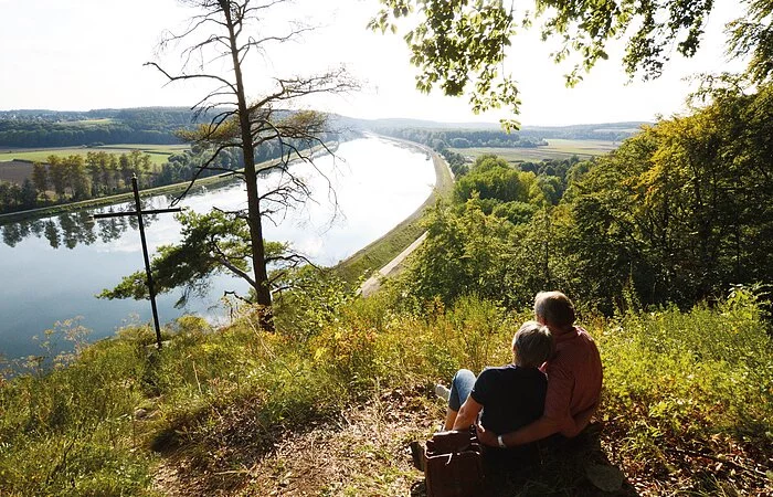 Wanderpärchen auf dem Finkenstein