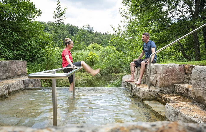 Wassertretbecken in Schambach