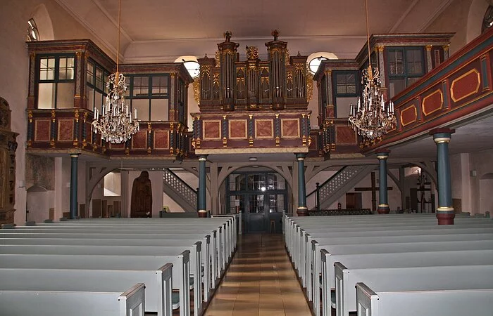 Innenansicht der Evangelisch-Lutherischen Stadtkirche