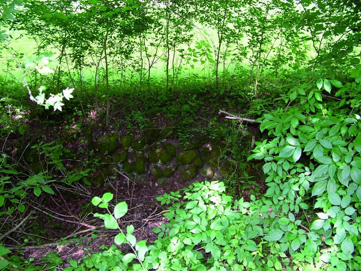 Ein Graben im Trockental