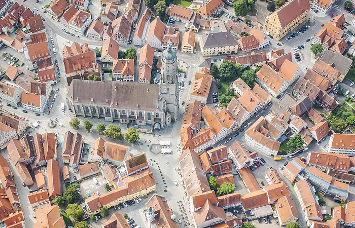 Luftaufnahme Altstadt Nördlingen