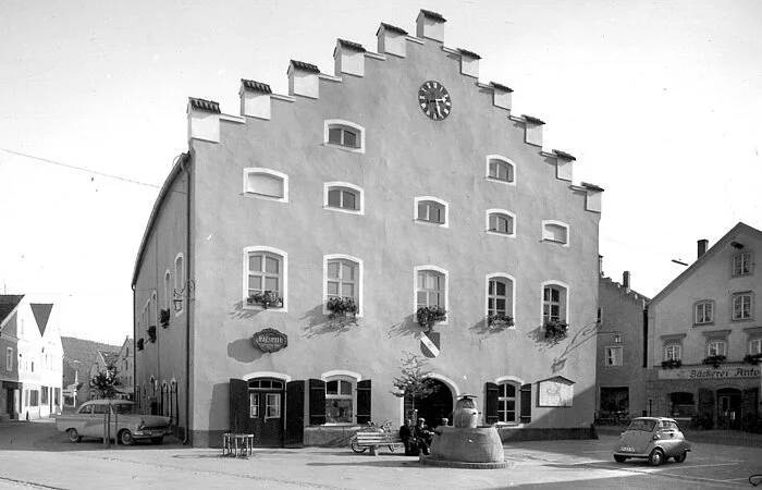 Rathaus historische Ansicht Westseite