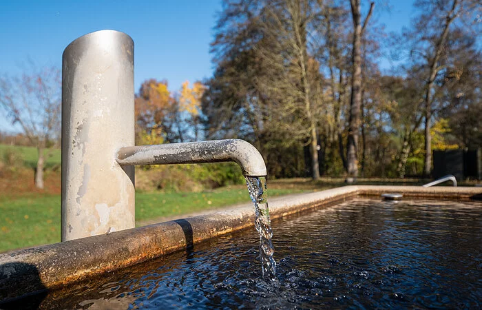 Kneippanlage Am Forellenweiher Wasserhahn