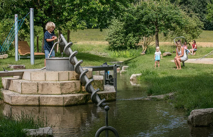 Wasserspielplatz in Enkering