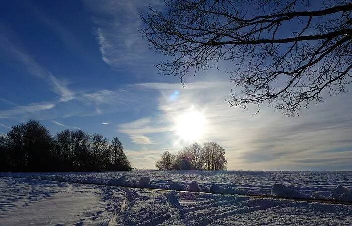 Eine Winterwanderung auf der Monheimer Alb