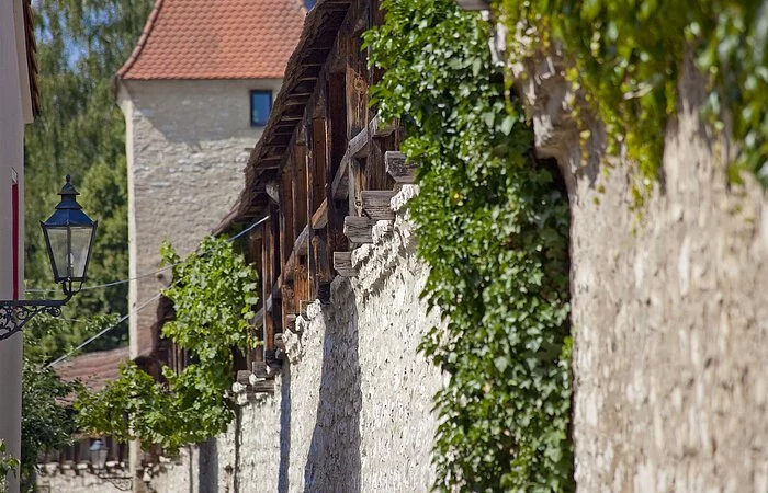 Begehbare Stadtmauer Berching