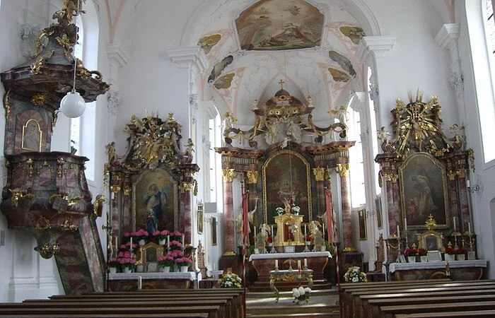 Innenansicht Pfarrkirche St. Margaretha in Sulzdorf