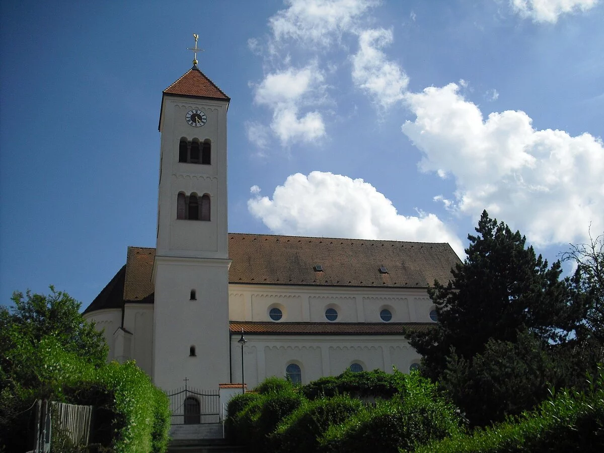 Außenansicht Pfarrkirche St. Jakob, Tagmersheim