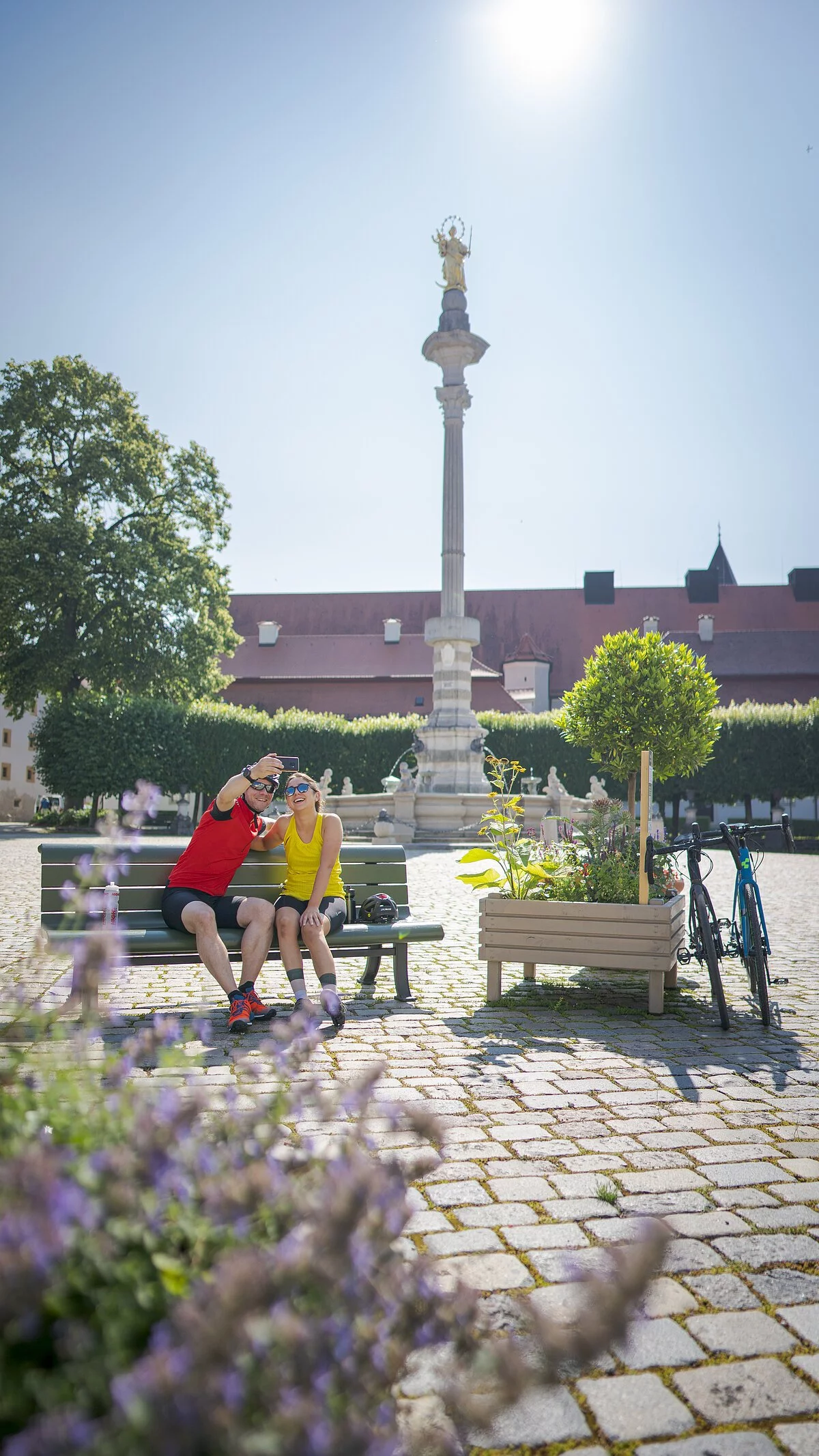 Graveln auf dem Residenzplatz