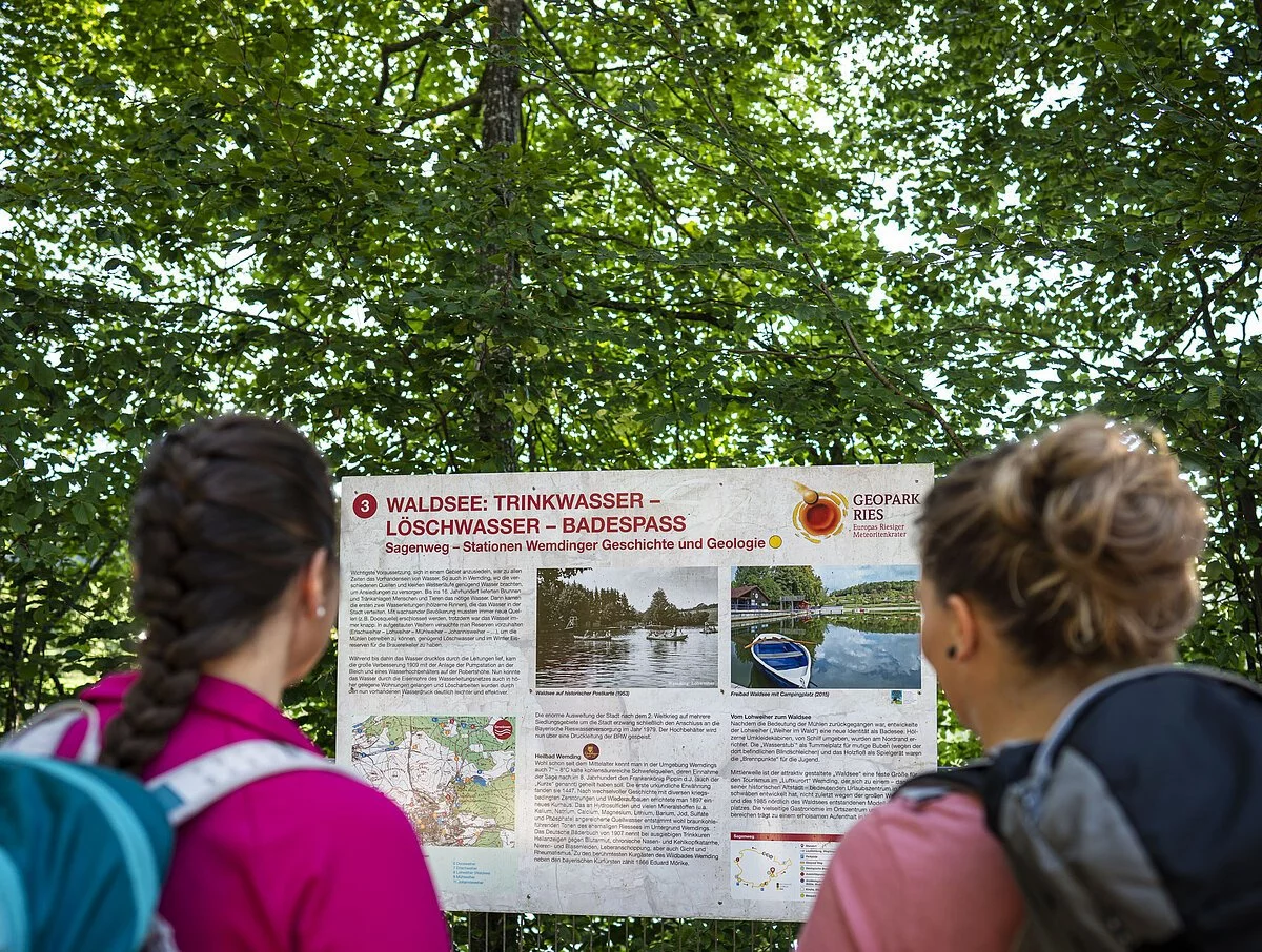 Starttafel Sagenweg am Waldsee