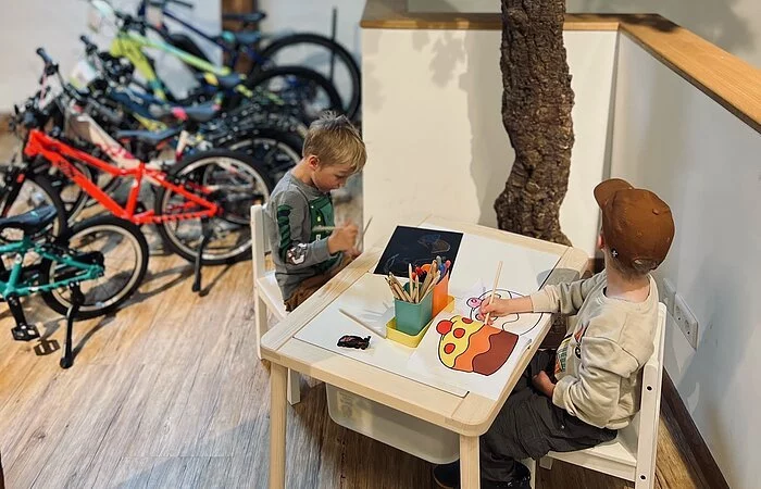 Kinderspielecke bei vit:bikes