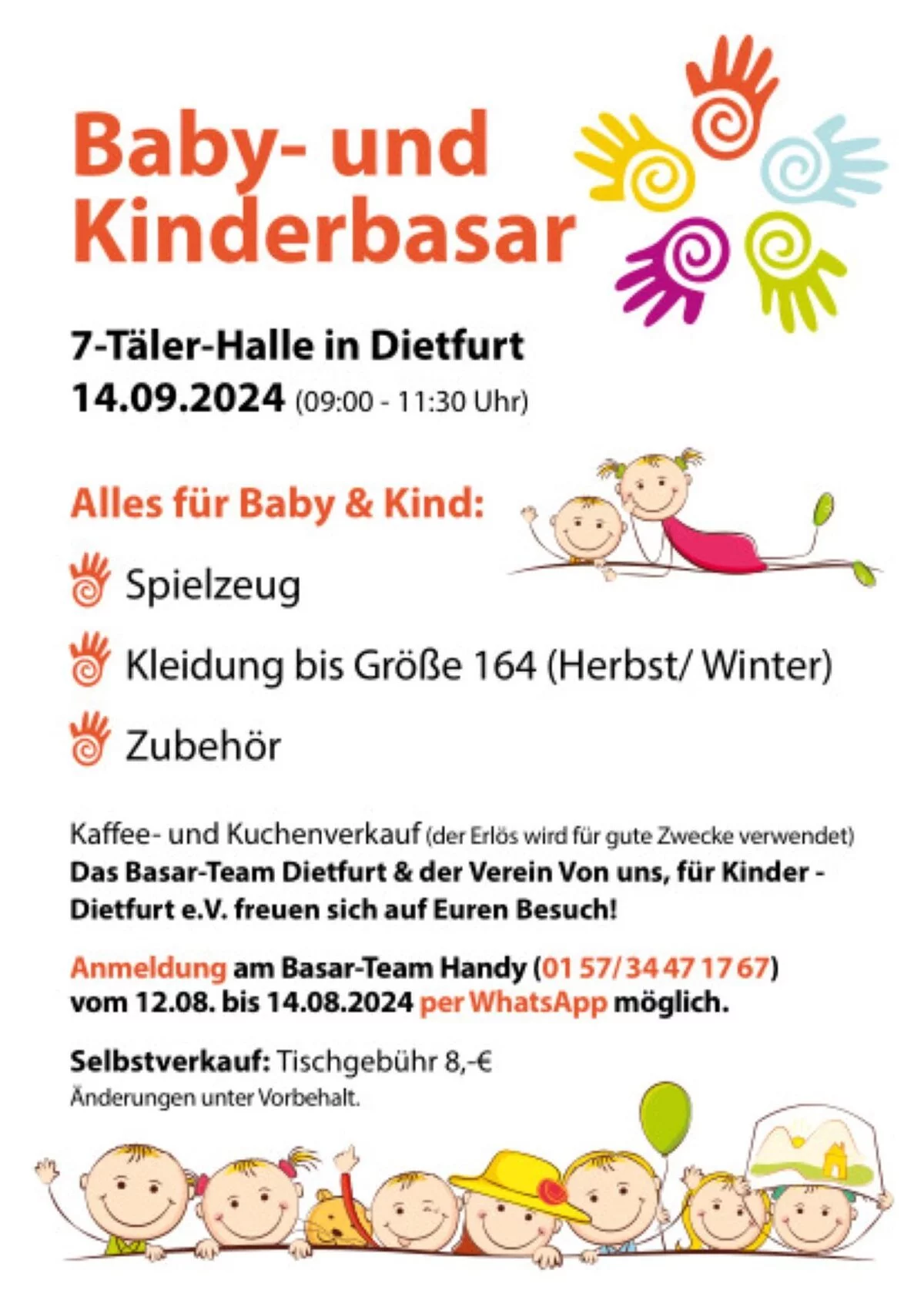 Baby- und Kinderbasar