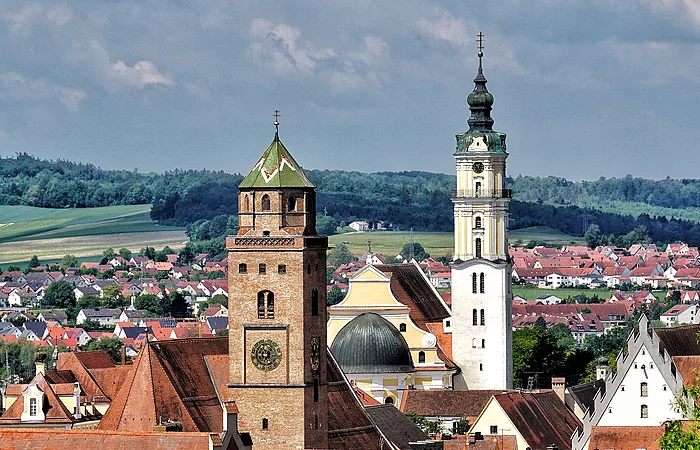 Donauwörth - Blick auf die historische Altstadt