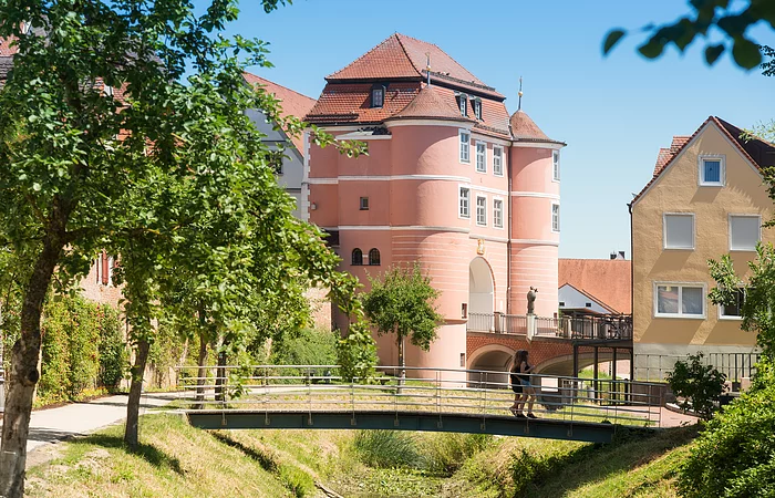 Rieder Tor auf der Altstadtinsel Ried in Donauwörth