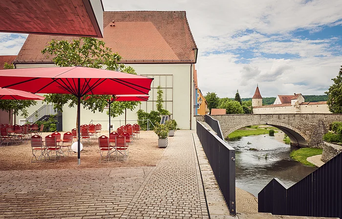 Terrasse der Post Berching