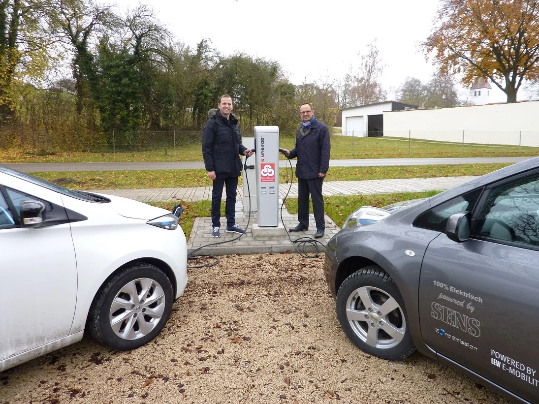 E-Auto-Ladestation nahe Johannisweiher